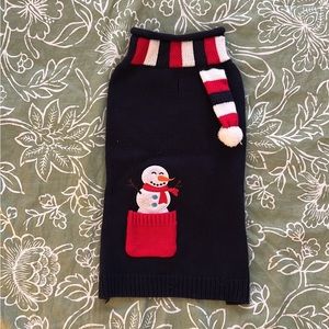 Dog Snowman Sweater
